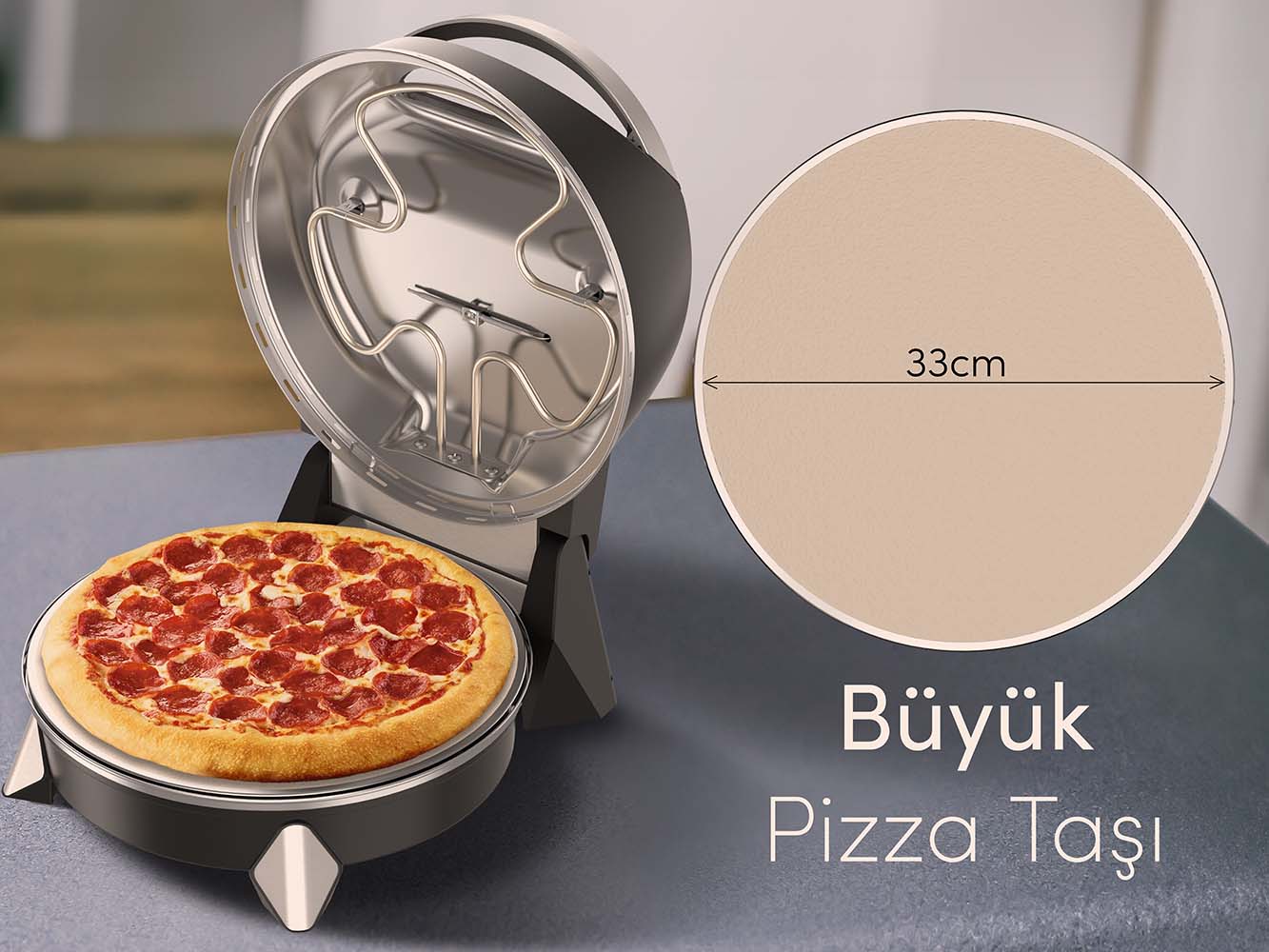 Geniş Pişirme Alanı